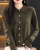 Basic Wool Shirt Cardigan