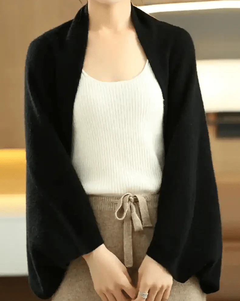 Multifunctional Wool Knitted Shawl Scarf
