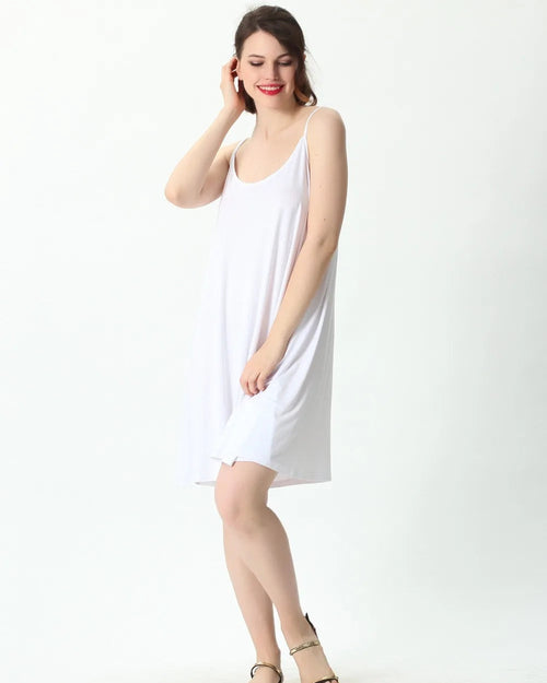 Plus Size Cotton Modal Sling Nightgown Dress