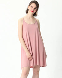 Plus Size Cotton Modal Sling Nightgown Dress