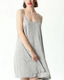 Plus Size Cotton Modal Sling Nightgown Dress