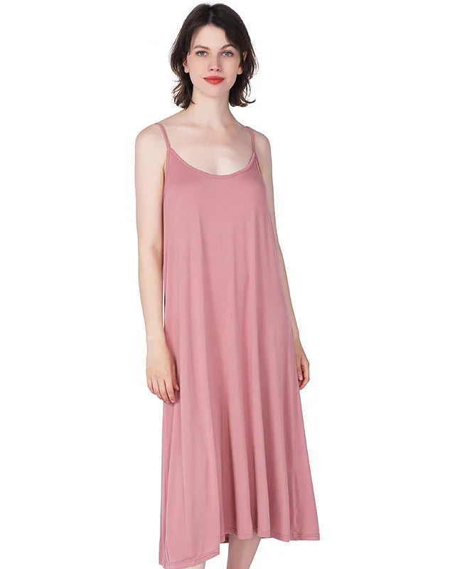 Women'S Relaxed Spaghetti-Strap Nightgown