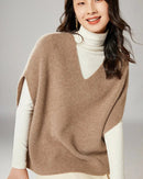 Oversized Wool Knitted Vest