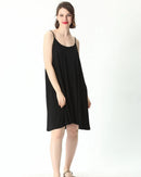 Plus Size Cotton Modal Sling Nightgown Dress