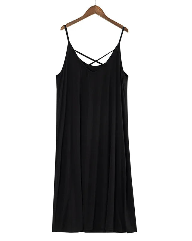 Women'S Relaxed Spaghetti-Strap Nightgown