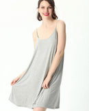 Plus Size Cotton Modal Sling Nightgown Dress