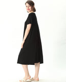 Plus Size Cotton Short Sleep Dress