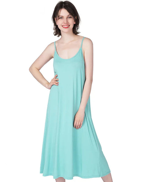 Women'S Relaxed Spaghetti-Strap Nightgown