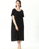 Plus Size Cotton Short Sleep Dress