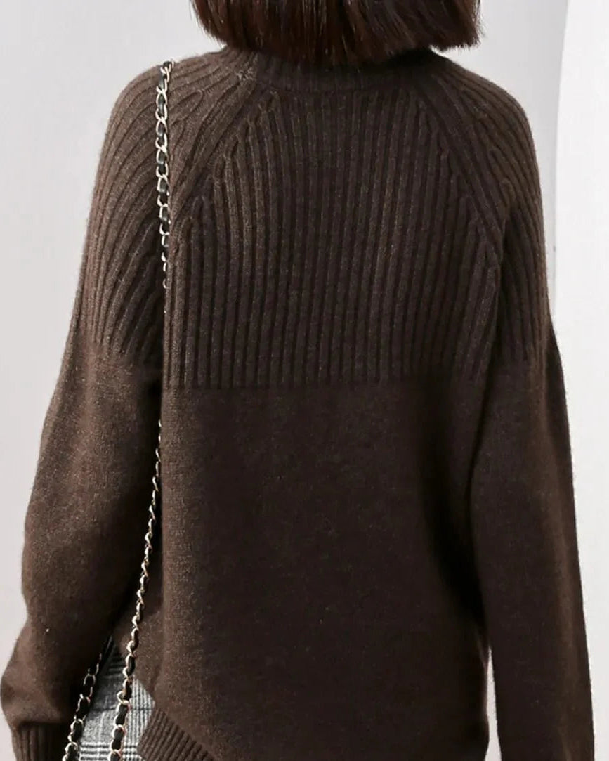 Thick Turtleneck Wool Sweater