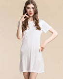 Silk Short-Sleeve Full Slip