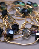 Crystal Bead Long SweaterChain Necklace