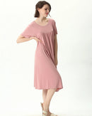 Plus Size Cotton Short Sleep Dress