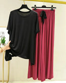 Modal Short Sleeve 3-Piece Pajama Set