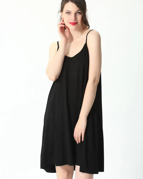 Plus Size Cotton Modal Sling Nightgown Dress