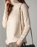 Thick Turtleneck Wool Sweater