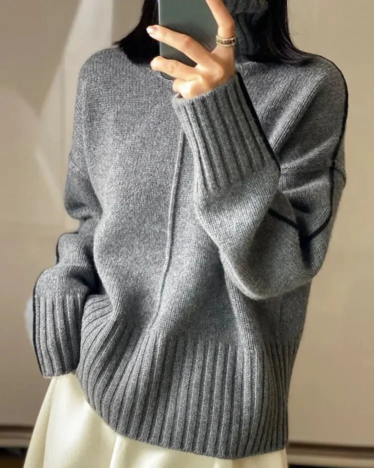 Wool Turtleneck Sweater