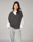 Oversized Wool Knitted Vest