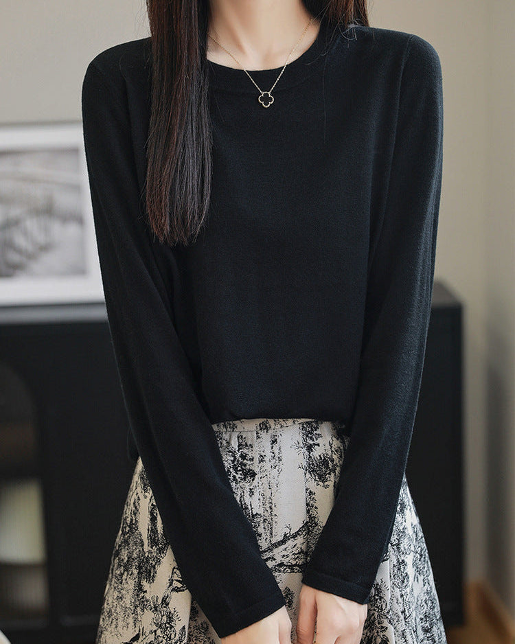 Loose-Fit Lightweight Wool-Blend Sweater