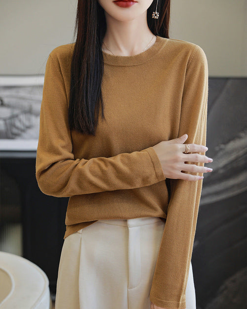 Loose-Fit Lightweight Wool-Blend Sweater