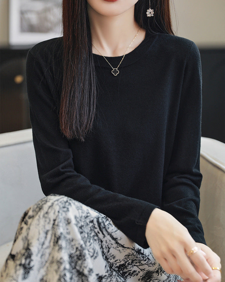 Loose-Fit Lightweight Wool-Blend Sweater