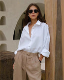 Lightweight, breathable, and effortlessly chic, it’s perfect for warm weather and versatile styling. Shop Gentle Herd for minimalist luxury.
