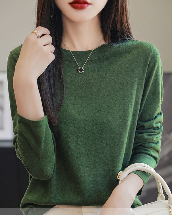 Loose-Fit Lightweight Wool-Blend Sweater