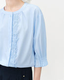 Women's Loose Lantern Sleeve Casual Shirt