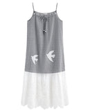 Elegant Spaghetti-Strap Maxi Dress