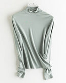 Wool-Blend Long-Sleeve Tee
