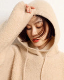 Pure Cashmere Knitted Fashion Scarf And Hat