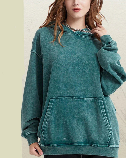 Cotton Loose Retro Thicken Hoodie