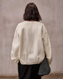 Loose-Fit Linen Crew-Neck Shirt