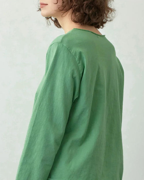 Cotton Long-Sleeve Pajama Two-Piece Set