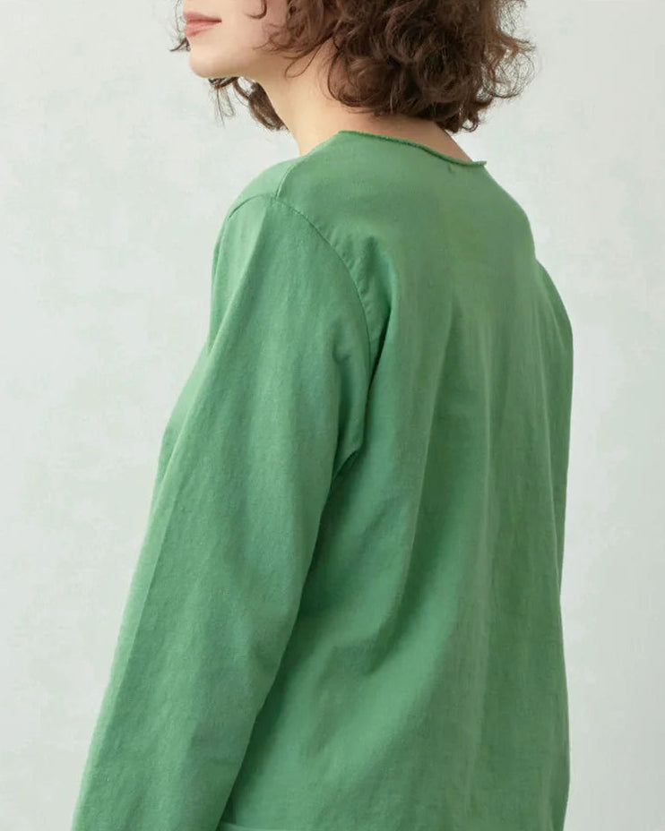 Cotton Long-Sleeve Pajama Two-Piece Set