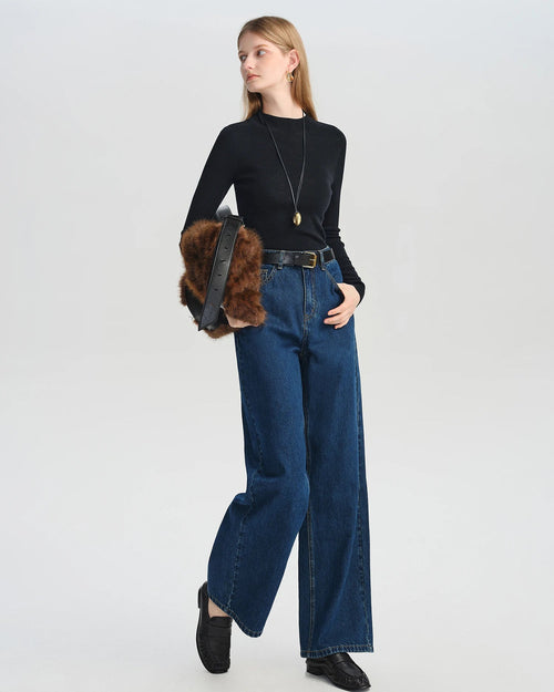 Wool Slim-Fit Knit Sweater