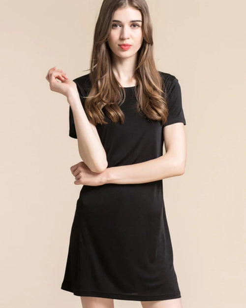 Silk Short-Sleeve Full Slip