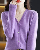 Wool Knitted Causal Cardigan