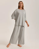 Modal Knit Short-Sleeve Pajama Set