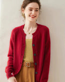 Cashmere Knitted Cardigan
