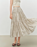 Flowy A-Line Midi Skirt