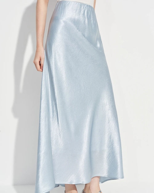 Elastic-Waist Flared Skirt