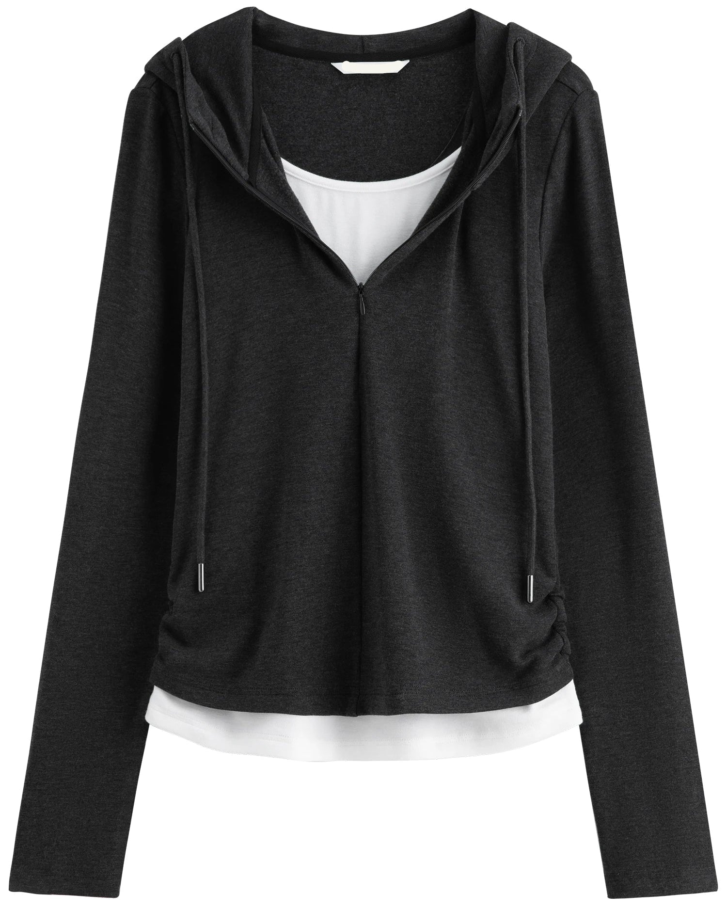 Hooded Knit Pullover Top
