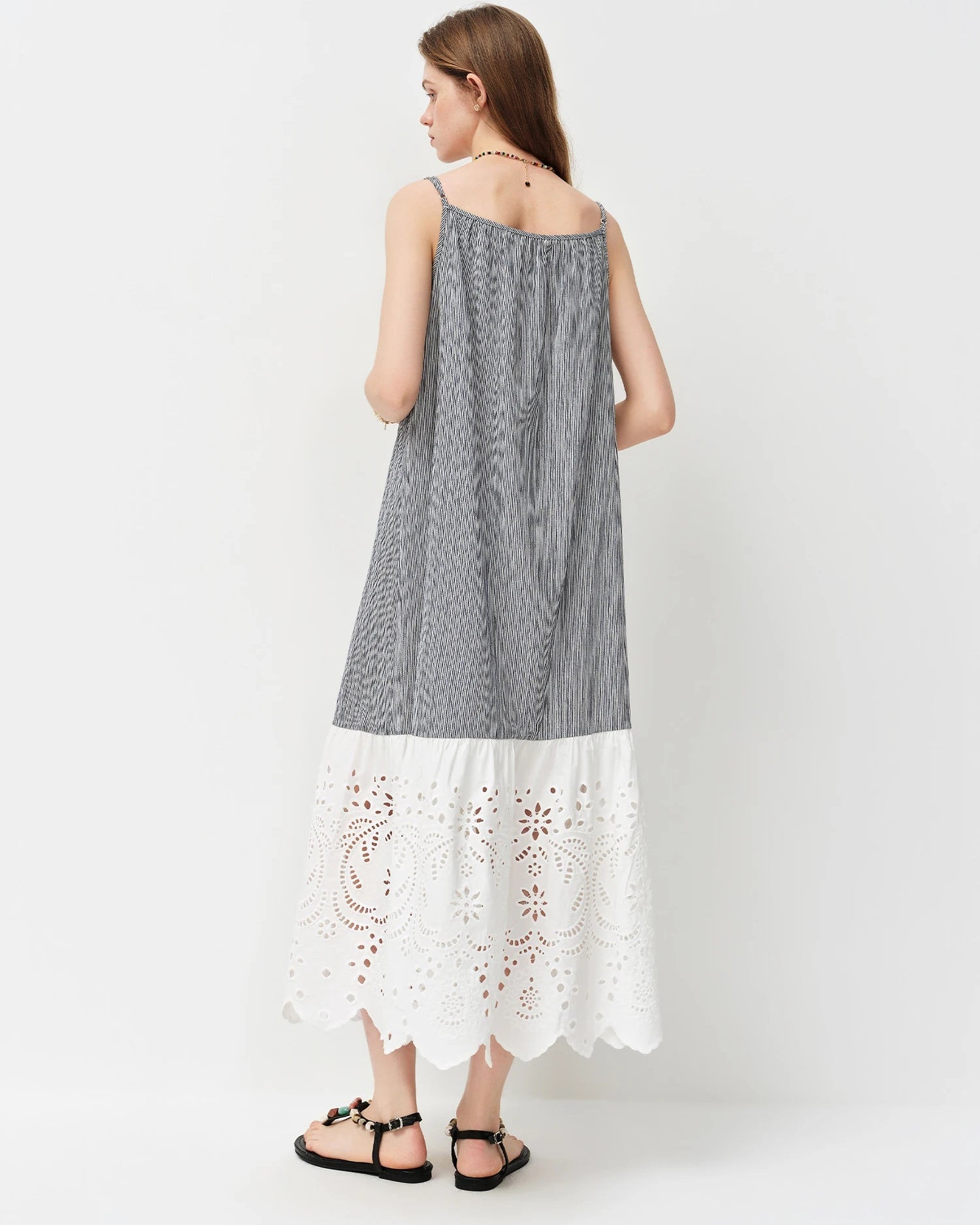 Elegant Spaghetti-Strap Maxi Dress