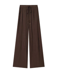 High-Waist Wide-Leg Ankle Pants