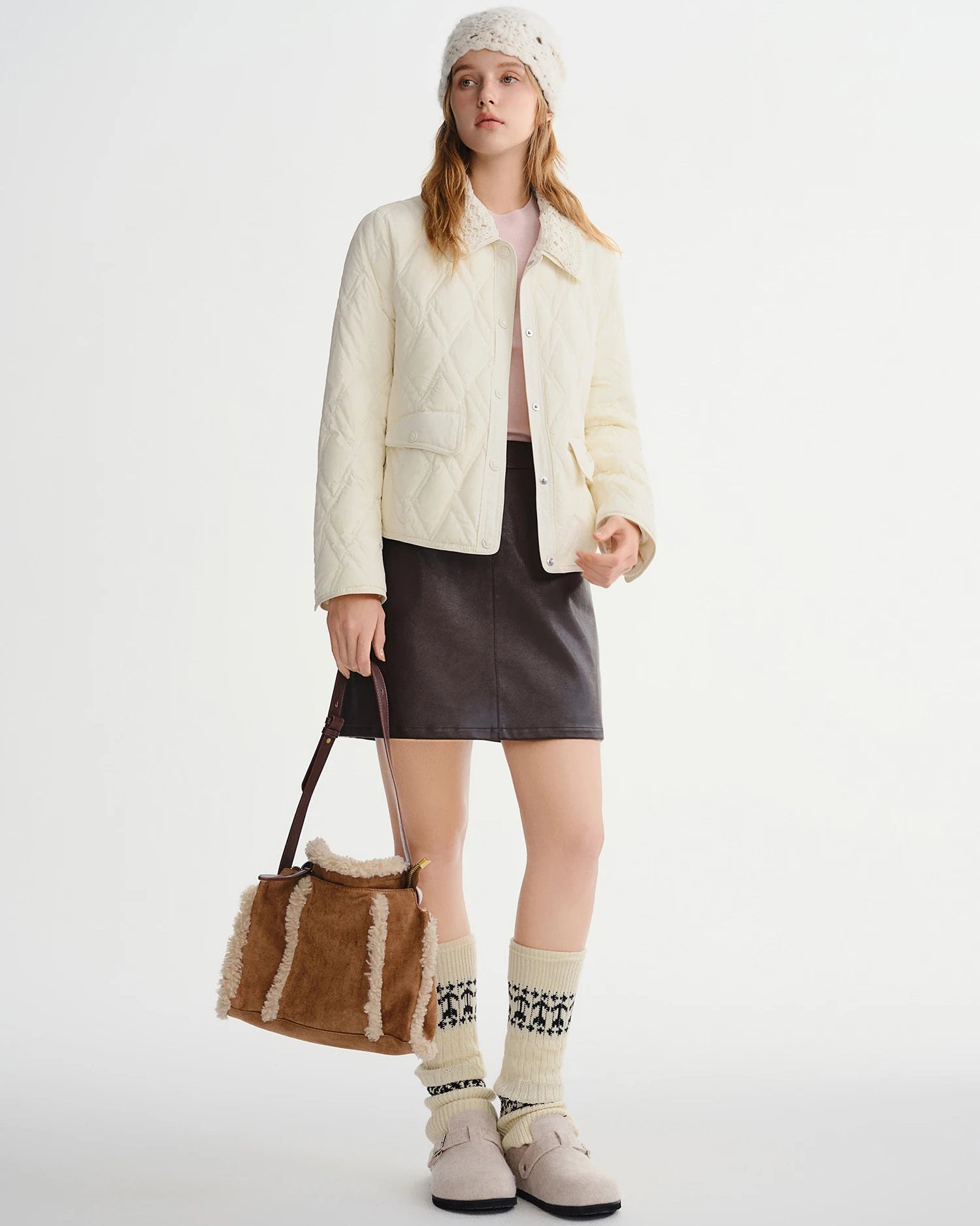High-Waist A-Line Mini Skirt