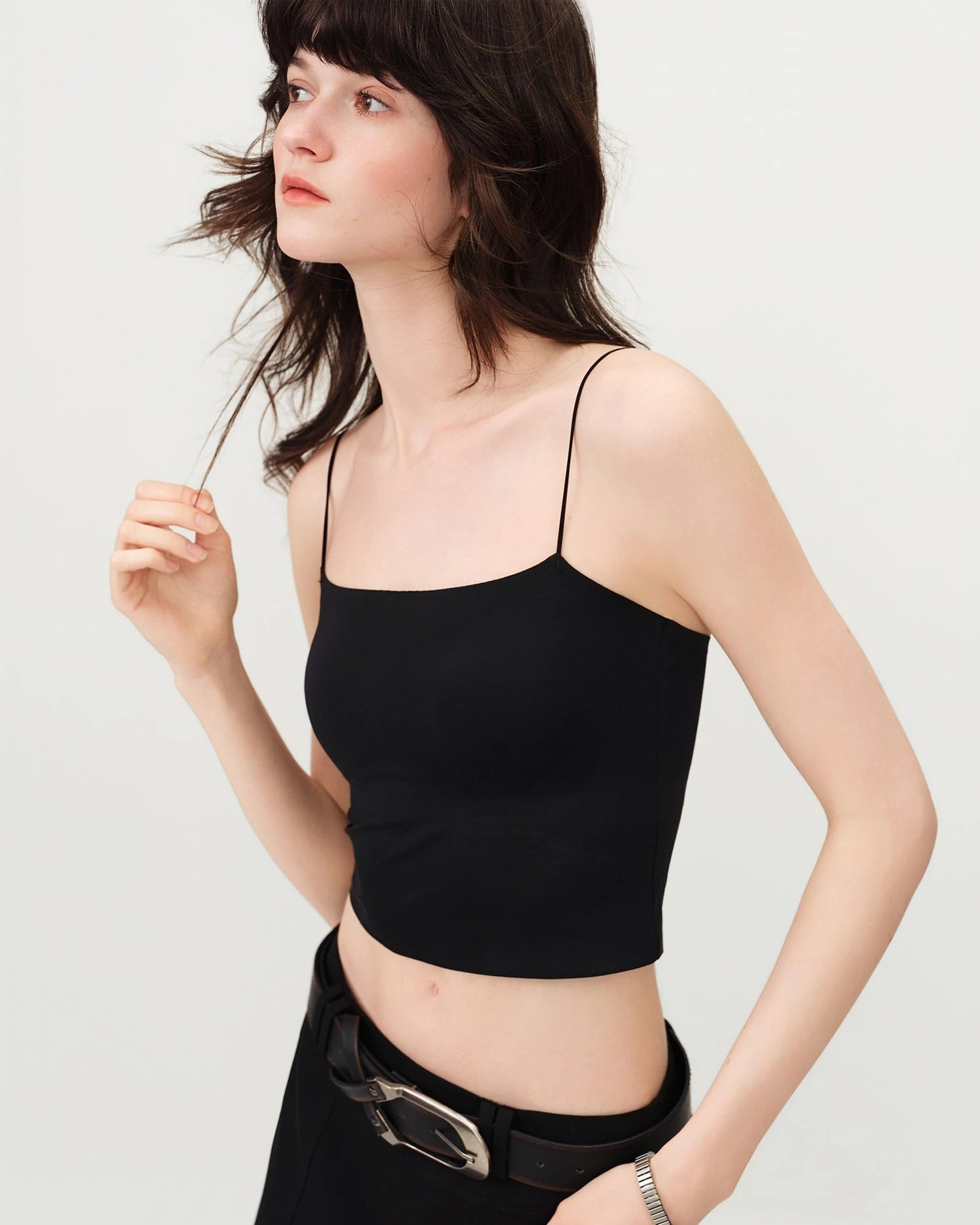 Seamless Camisole With Built-In Bra