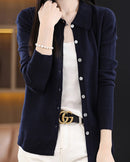 Basic Wool Shirt Cardigan