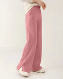 100% Wool Wide-Leg Sweatpants