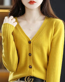 Wool Knitted Causal Cardigan